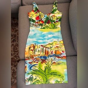 GF Ferre form fitting summer dress, size 6